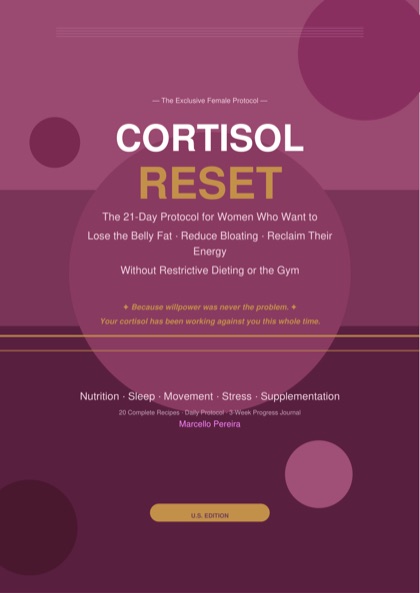 Cortisol Reset — The 21-Day Female Protocol (e-book cover)